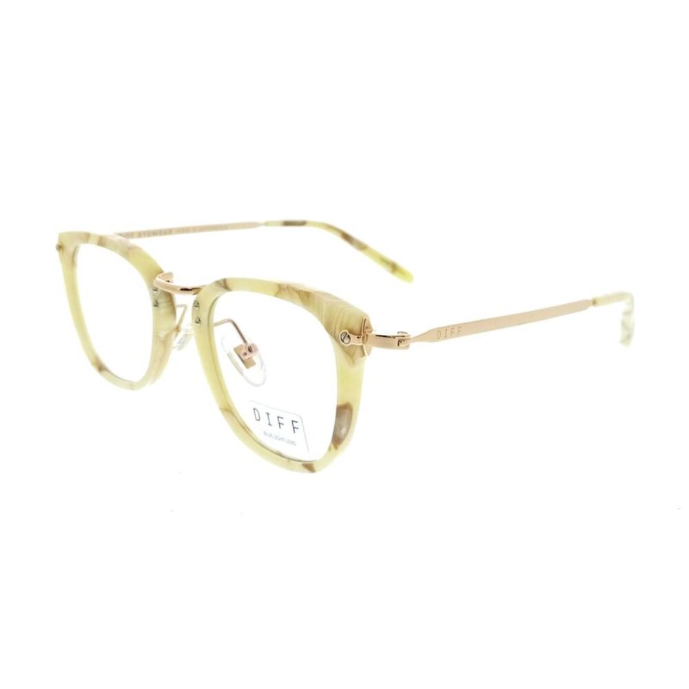 Diff VDFRUE 43XY92 Milk and Honey Round Womens Optical Frames